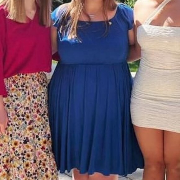 Torrid Smocked Top Blue Dress - Picture 6 of 6